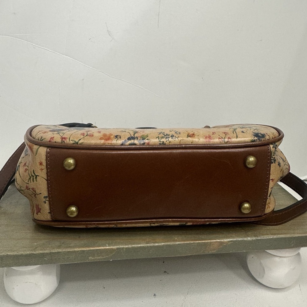 New Patricia‎ Nash Prairie Rose Gracchi Crossbody Satchel Bag Leather NWT - Picture 15 of 16